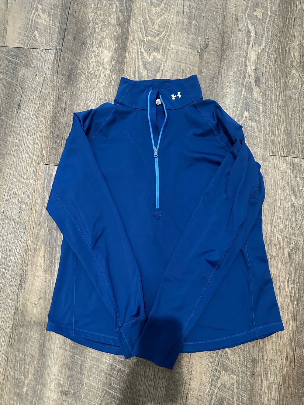 Under Armour Women's Royal Blue Quarter-Zip Pullover Sweatshirt